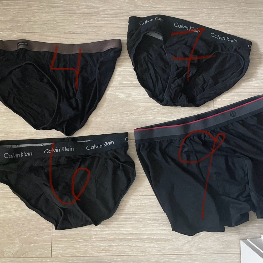 Underwear assortment - David Archy & lululemon